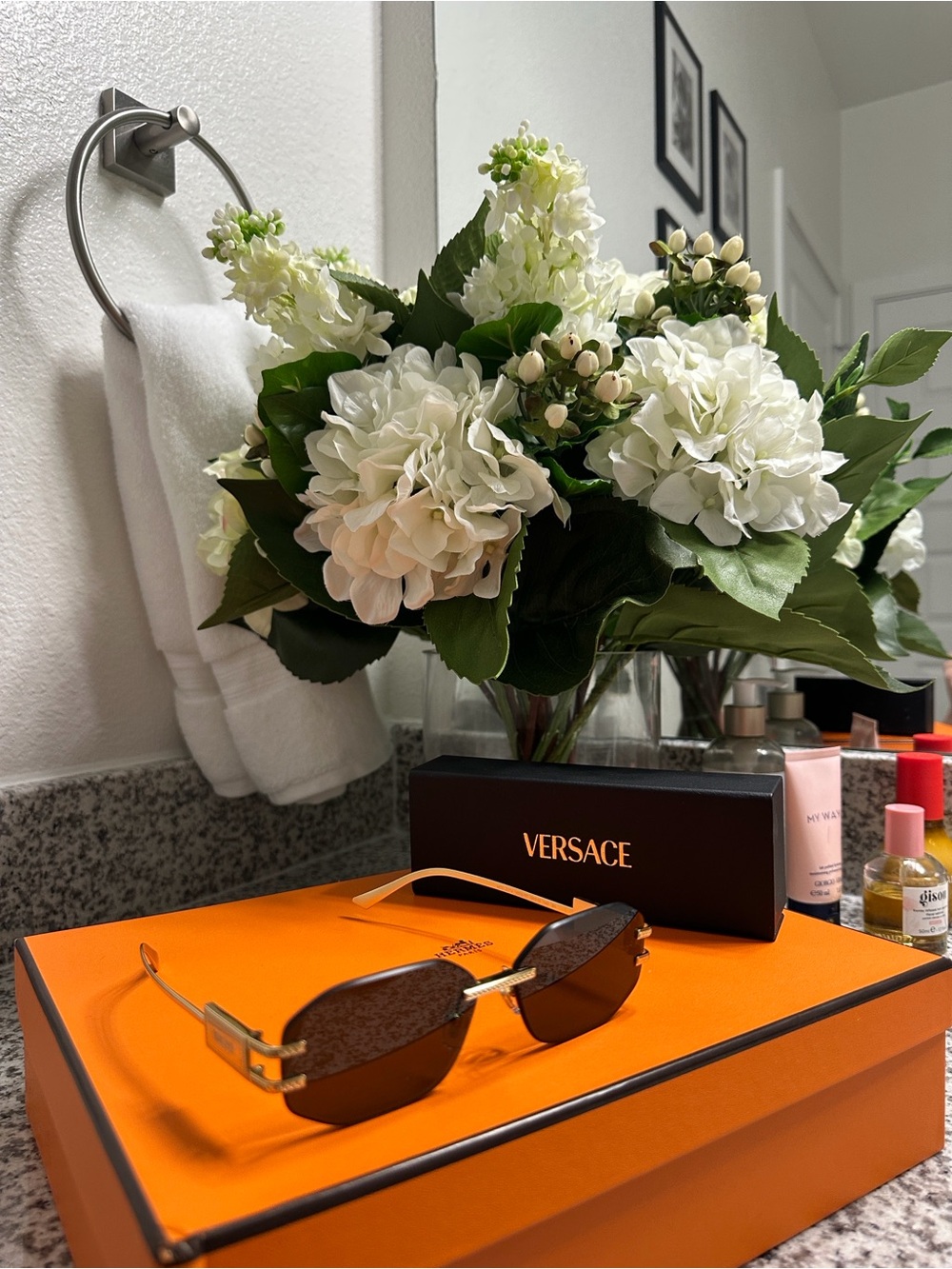 Versace sunglasses with box